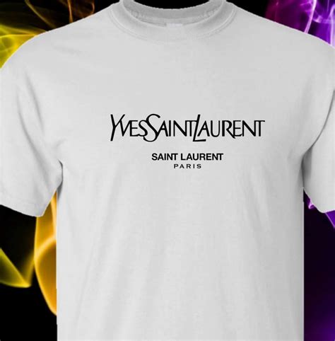 yves saint laurent signature t shirt homme|ysl t shirt vintage.